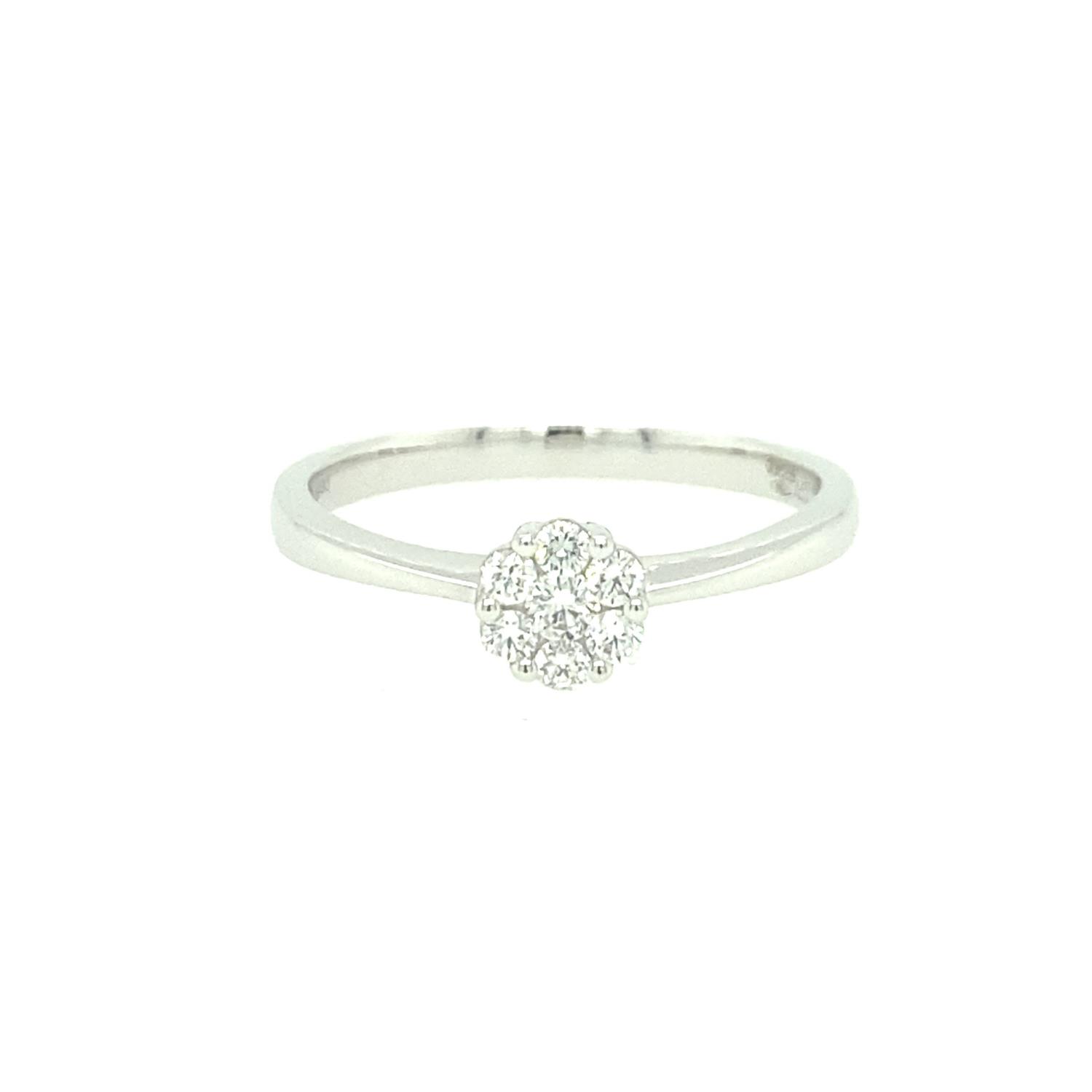 Anello Visconti -  Solitario Diamanti Bianchi  Ct. 0,19 Ref. 68075052 - GIORGIO VISCONTI