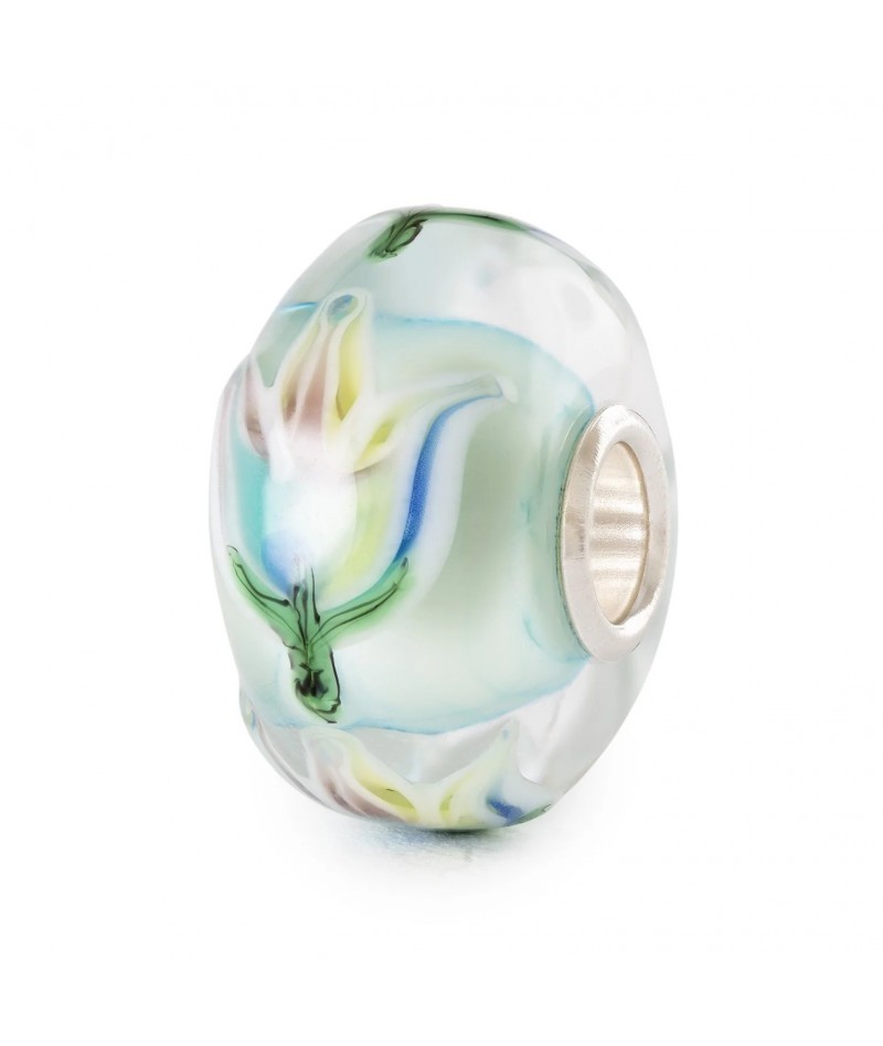 Trollbeads in Vetro - Tulipani Arcobaleno People's Unique 2024 Ref. TGLBE-20439 - TROLLBEADS