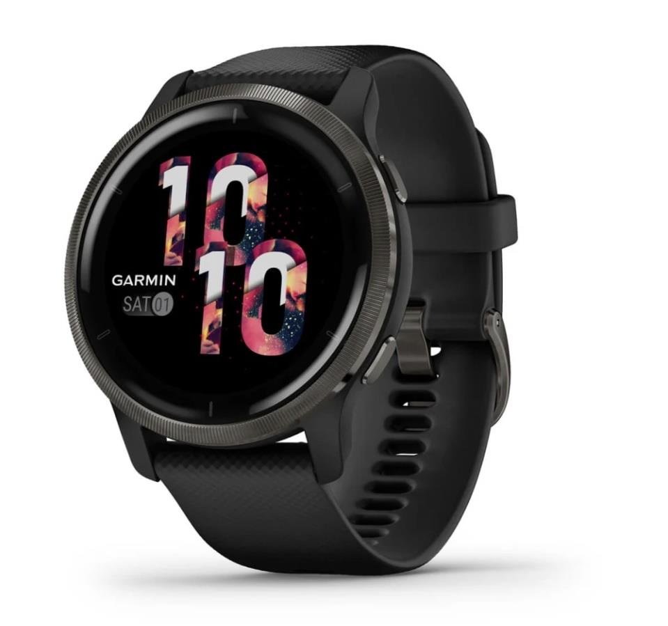Garmin Venu&reg; 2 cassa e cinturino in silicone Black Ref. 010-02430-11 - GARMIN