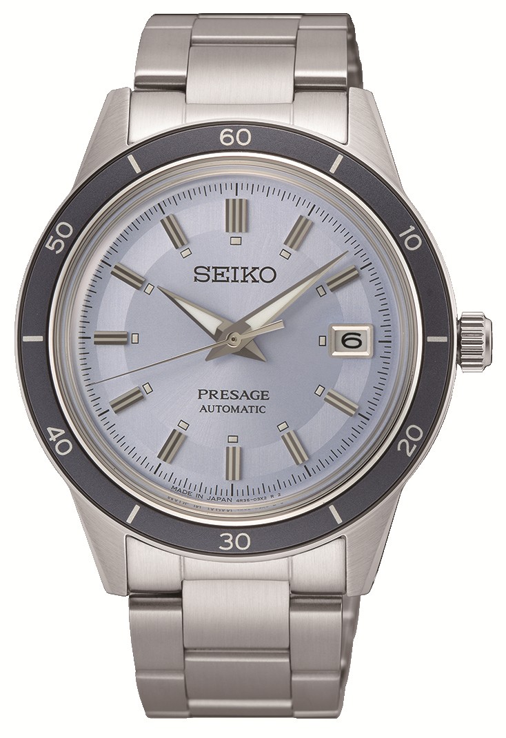 Orologio Seiko PRESAGE Style 60's   Automatico 3 sfere data - Ref. SRPL19J1 - SEIKO