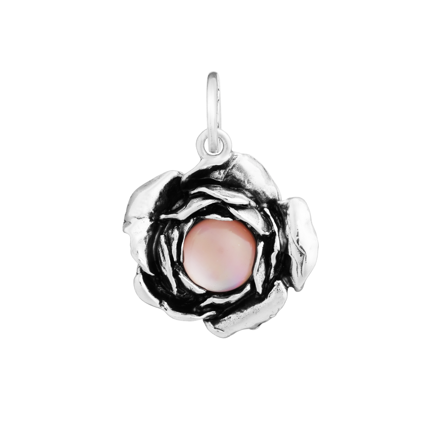 Giovanni Raspini - Charm Rosa cabochon Ref. 12711 - GIOVANNI RASPINI
