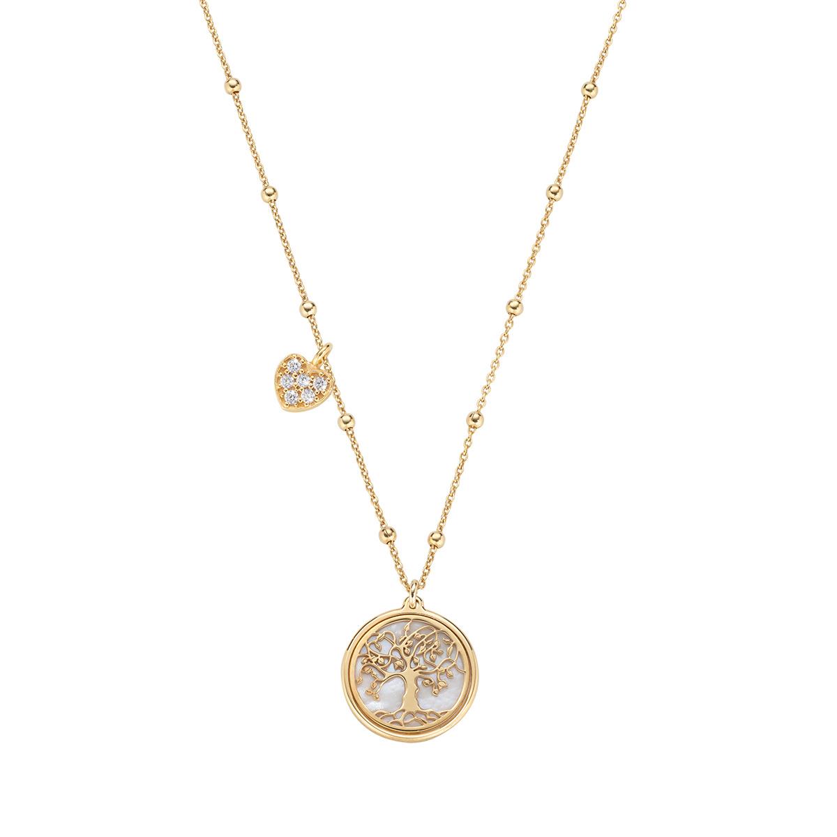 Callana Albero Della Vita Cuore Zirconi - Amen Collection Ref. CLALCUG - AMEN