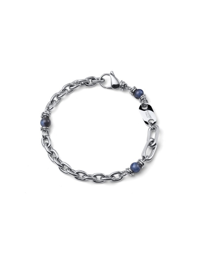 UNOAERRE - Bracciale in Acciaio Aeternum con Sodalite Blu Ref. 4310 - UNOAERRE
