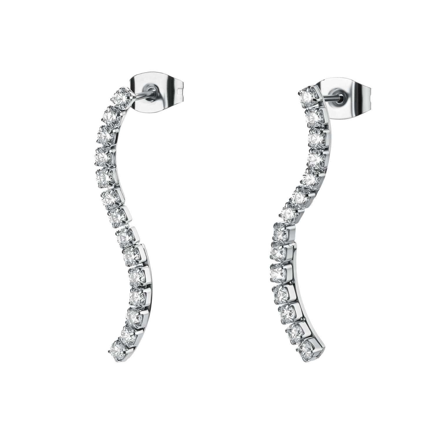 Brosway - Orecchini DESIDERI in acciaio 316L, cubic zirconia white Ref. BEIE031 - BROSWAY