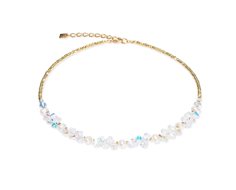 Coeur De Lion - Collana Dancing Crystals & Pearls oro Ref. 1136/10-1816 - CDL