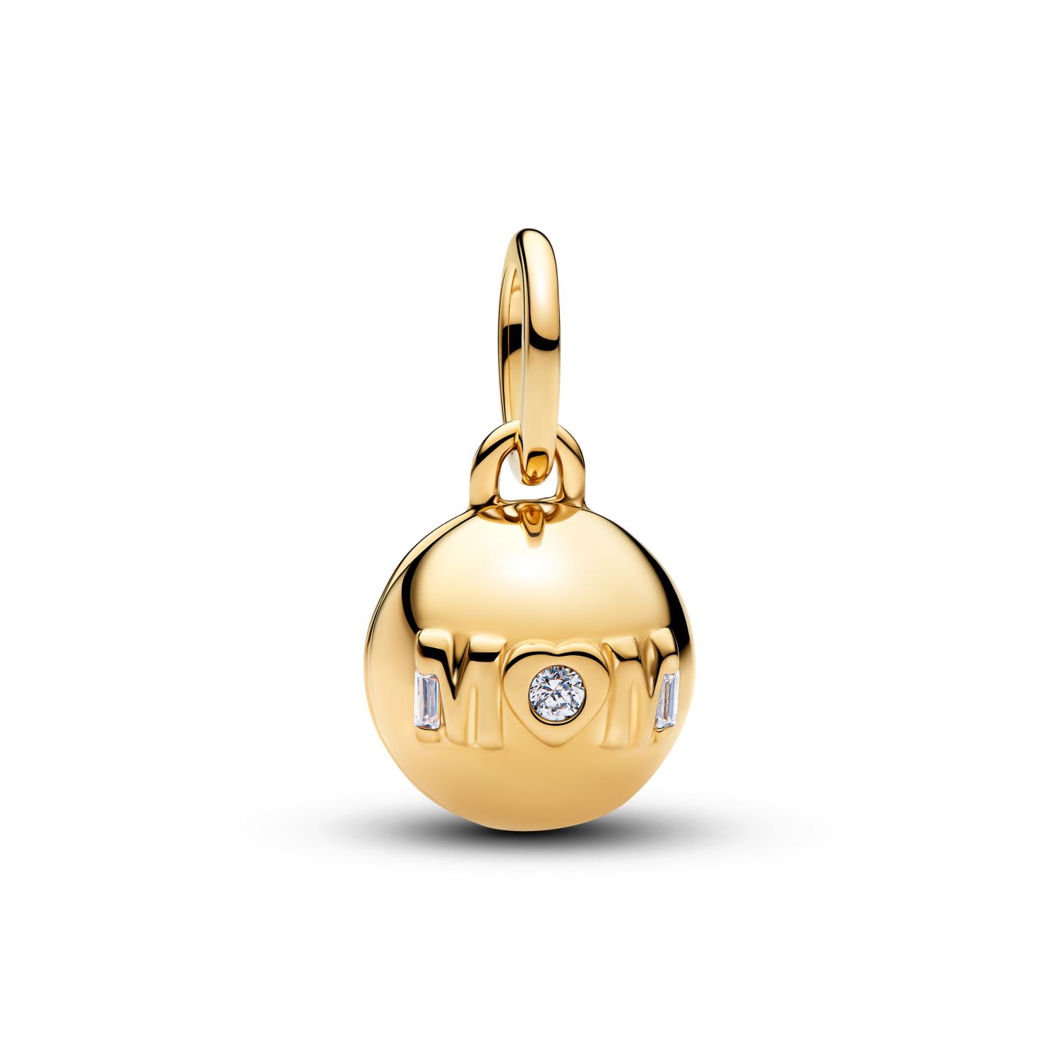 Pandora - Charms Pendente Sfera Apribile Ti Voglio Bene Mamma Ref. 764457C01 - PANDORA