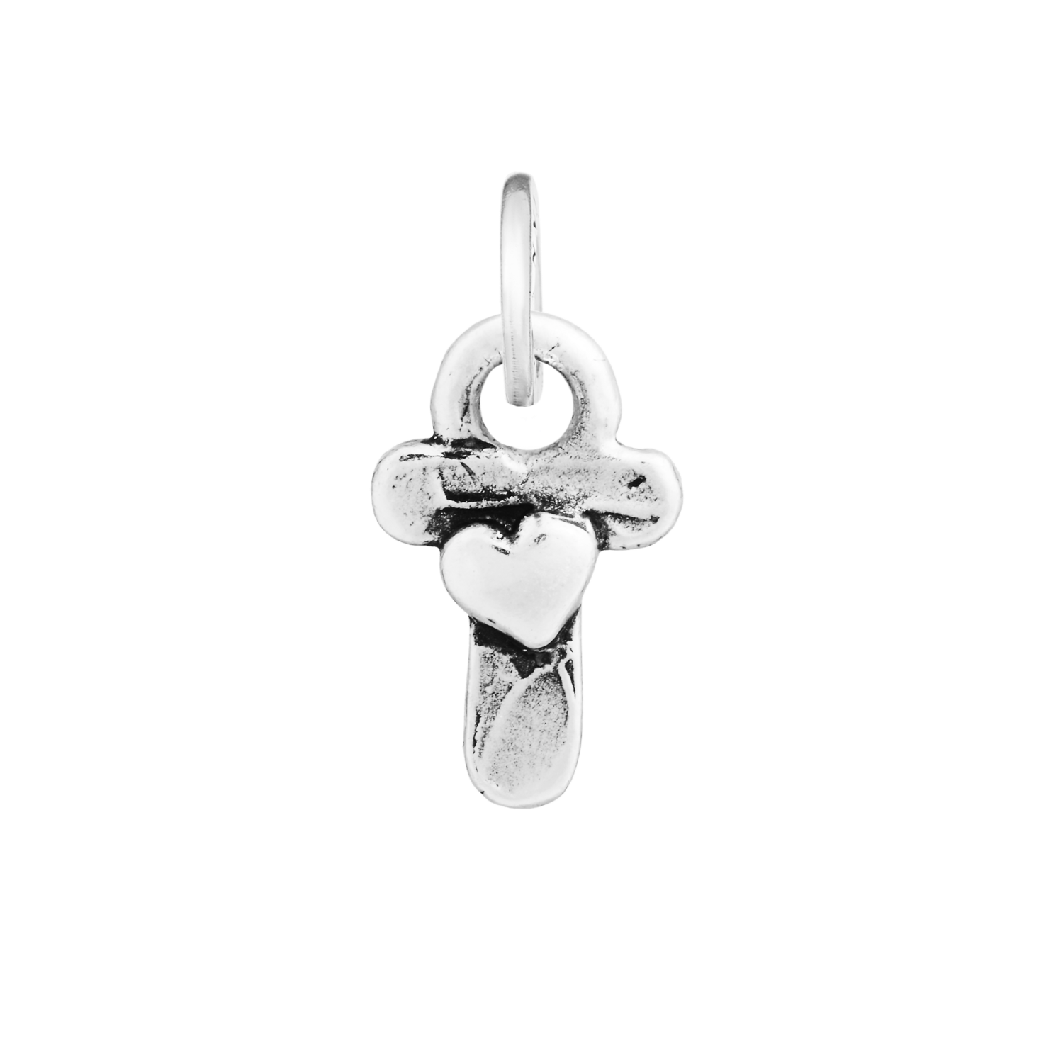 Giovanni Raspini - Charm "T" Cuoricini Ref. 12796 - GIOVANNI RASPINI