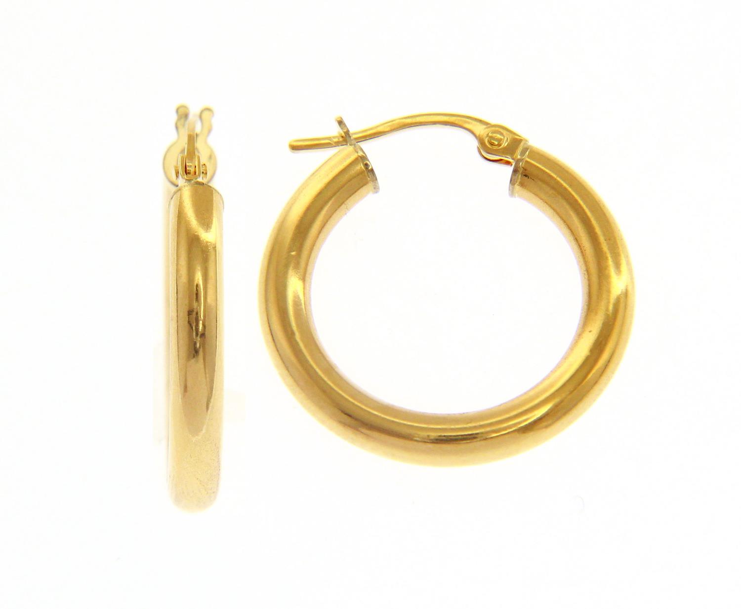 Orecchini cerchio in Oro Giallo cm 1,5 Ref. 158499 - BARTOCCINI G