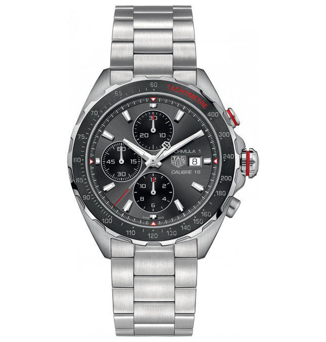 CHRG NWF1R AUTO MG STCER DI GREY  BR STE - TAG HEUER