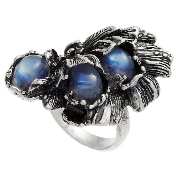 Giovanni Raspini - Anello Moon Flower Grande Mis.18 Ref. 10678/18 - GIOVANNI RASPINI