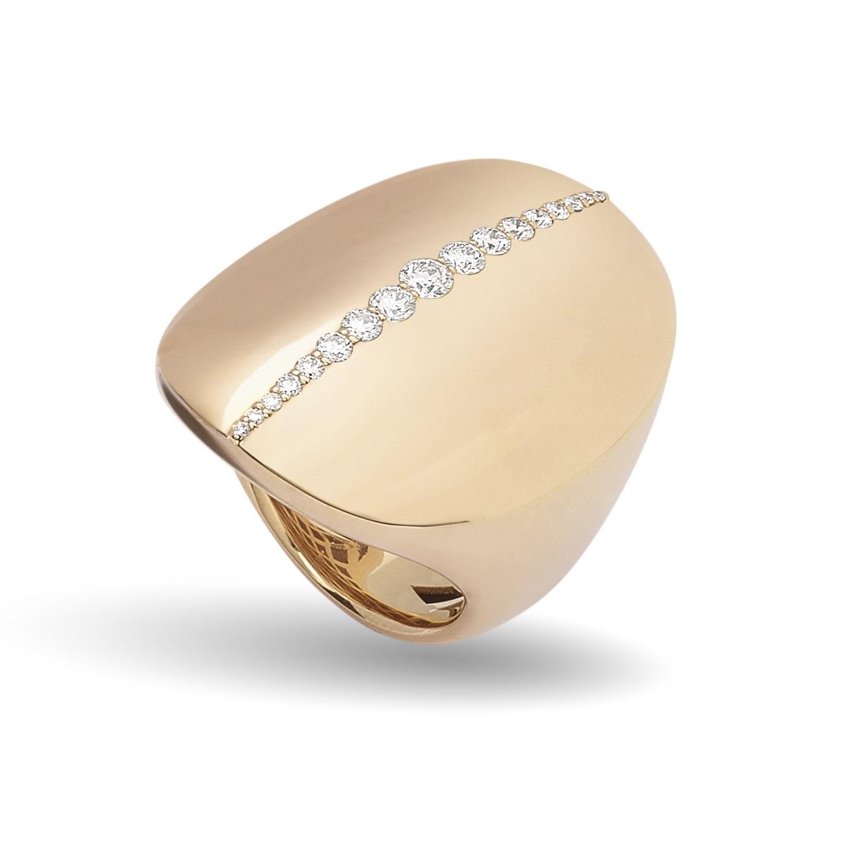 Anello Giorgio Visconti  in Oro Rosa  e Diamanti Ref. AR16572 - GIORGIO VISCONTI