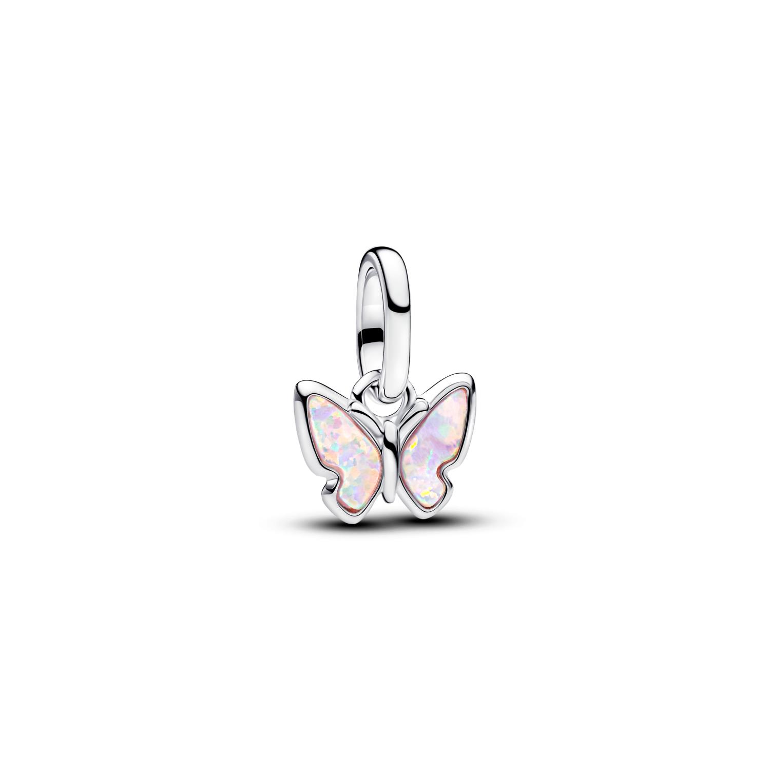 Pandora - Charms Mini Pendente Farfalla Rosa Pandora ME Ref. 793825C01 - PANDORA
