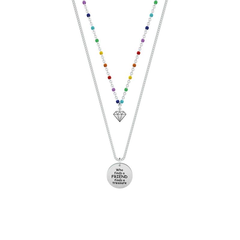 Gioielli Kidult - Girocollo in acciaio 316L Ref. 751106 - KIDULT