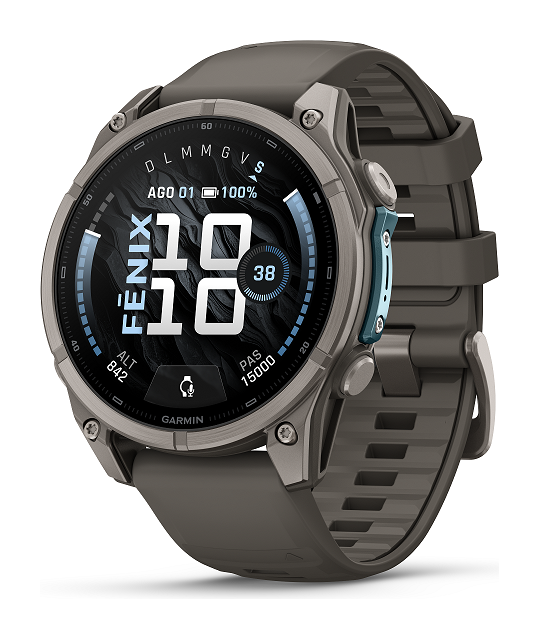 Garmin fēnix 9 AMOLED 47 mm Sapphire Titanio – Pebble Gray | 010-04762-01 - GARMIN