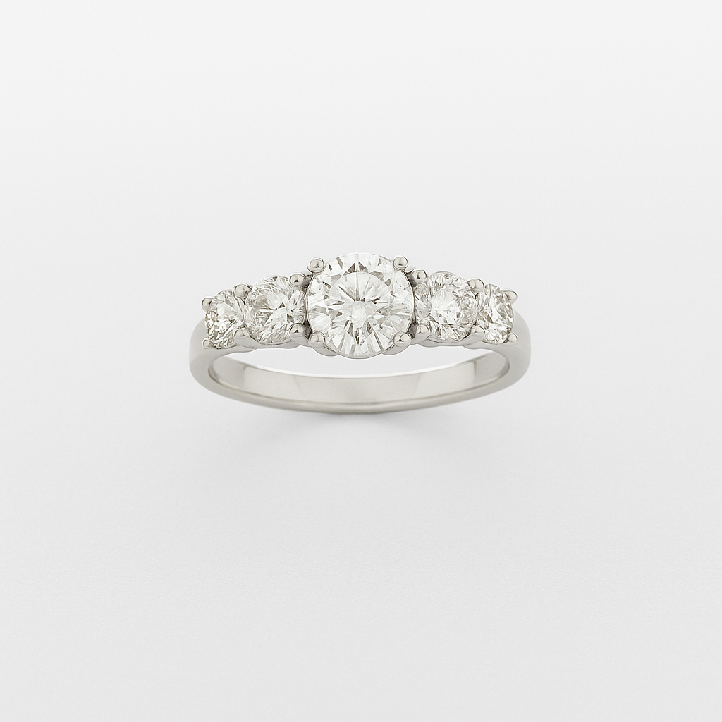 Anello Giorgio Visconti in Oro Bianco e Diamanti ABX17261 - GIORGIO VISCONTI