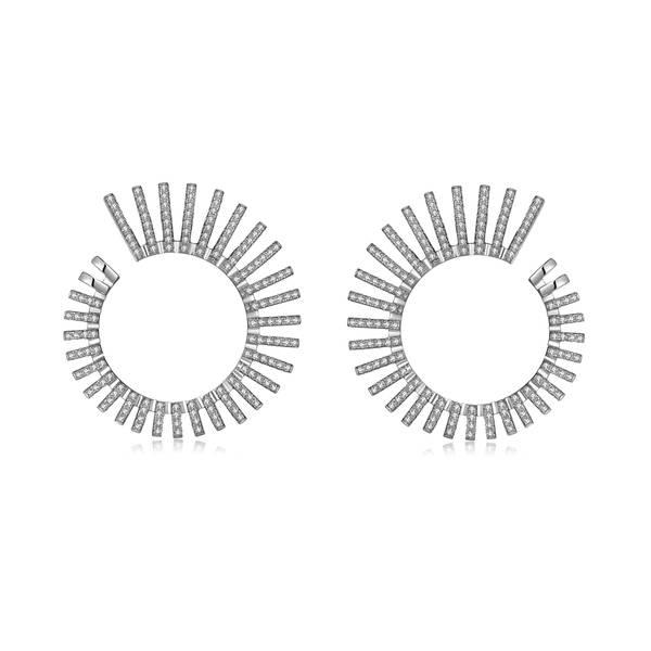 Orecchini Pianegonda Dorifora con Zirconi Bianchi Ref. PDO25 - PIANEGONDA