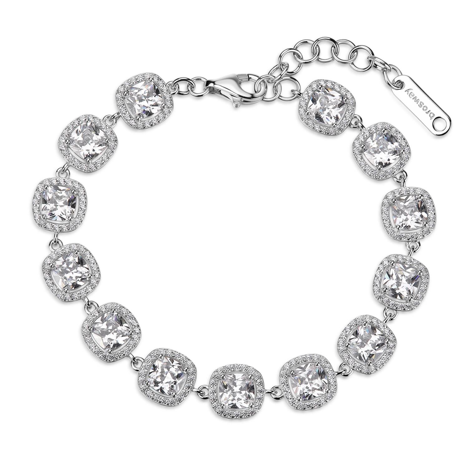 Brosway - Bracciale FANCY in argento 925/1000 rodiato, e cubic zirconia white Ref. FIW159 - BROSWAY