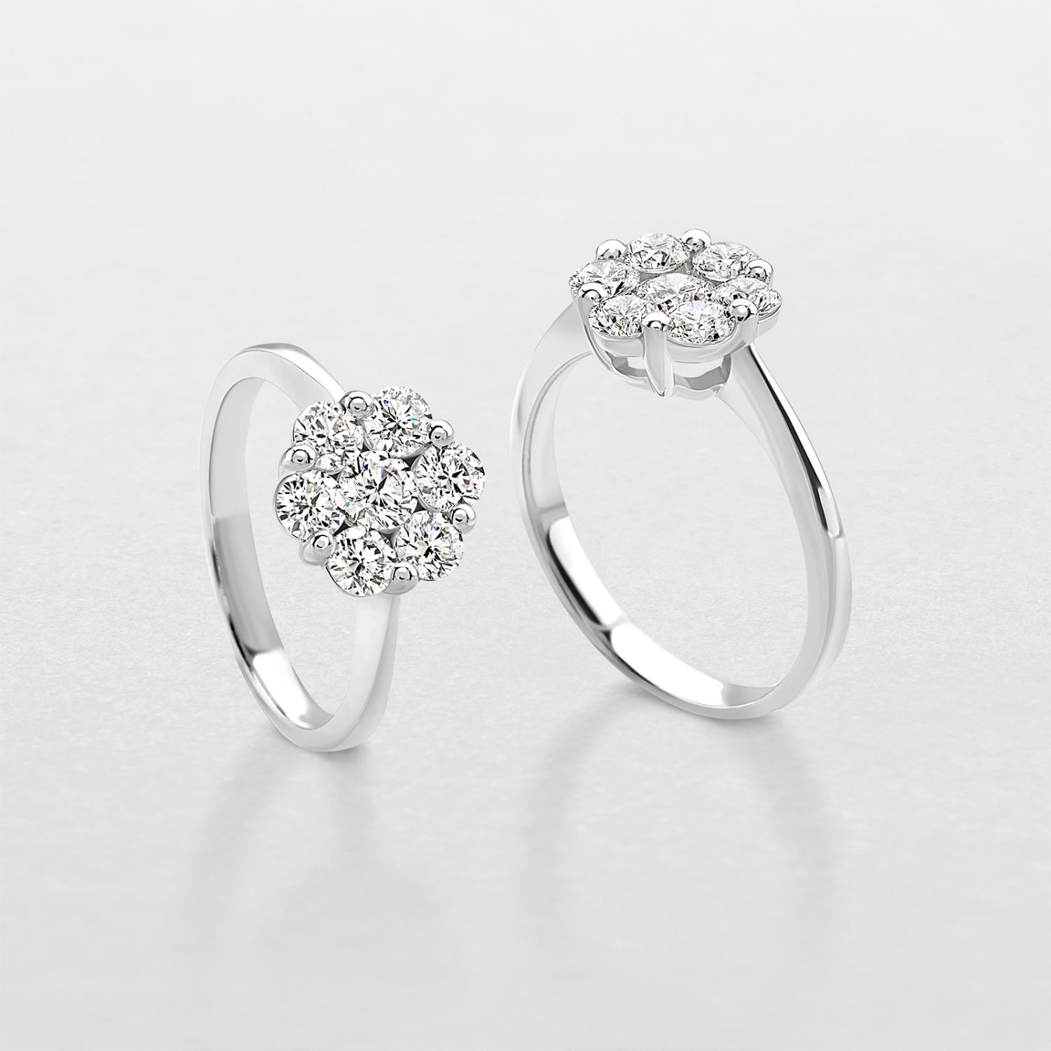 Anello Giorgio Visconti Contorno 7 Diamanti ABX12293 - GIORGIO VISCONTI