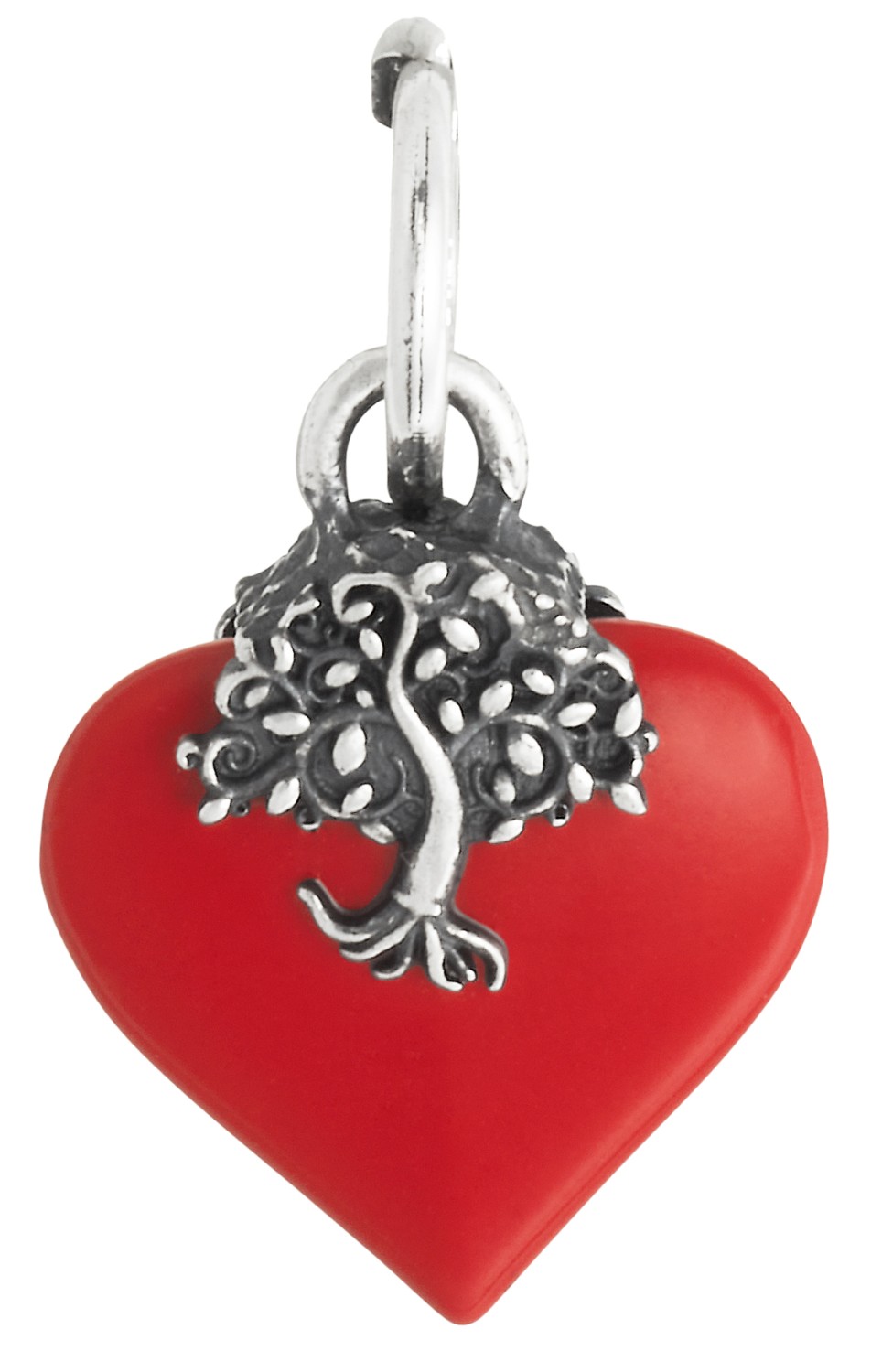 Giovanni Raspini - Charm Cuore Albero della Vita Rosso Ref. 12469 - GIOVANNI RASPINI
