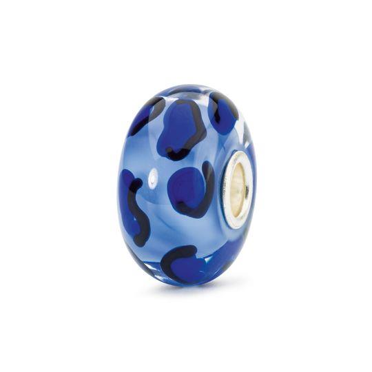 Trollbeads Bead in Vetro  - Ghepardo Azzurro Ref. TGLBE-10419 - TROLLBEADS