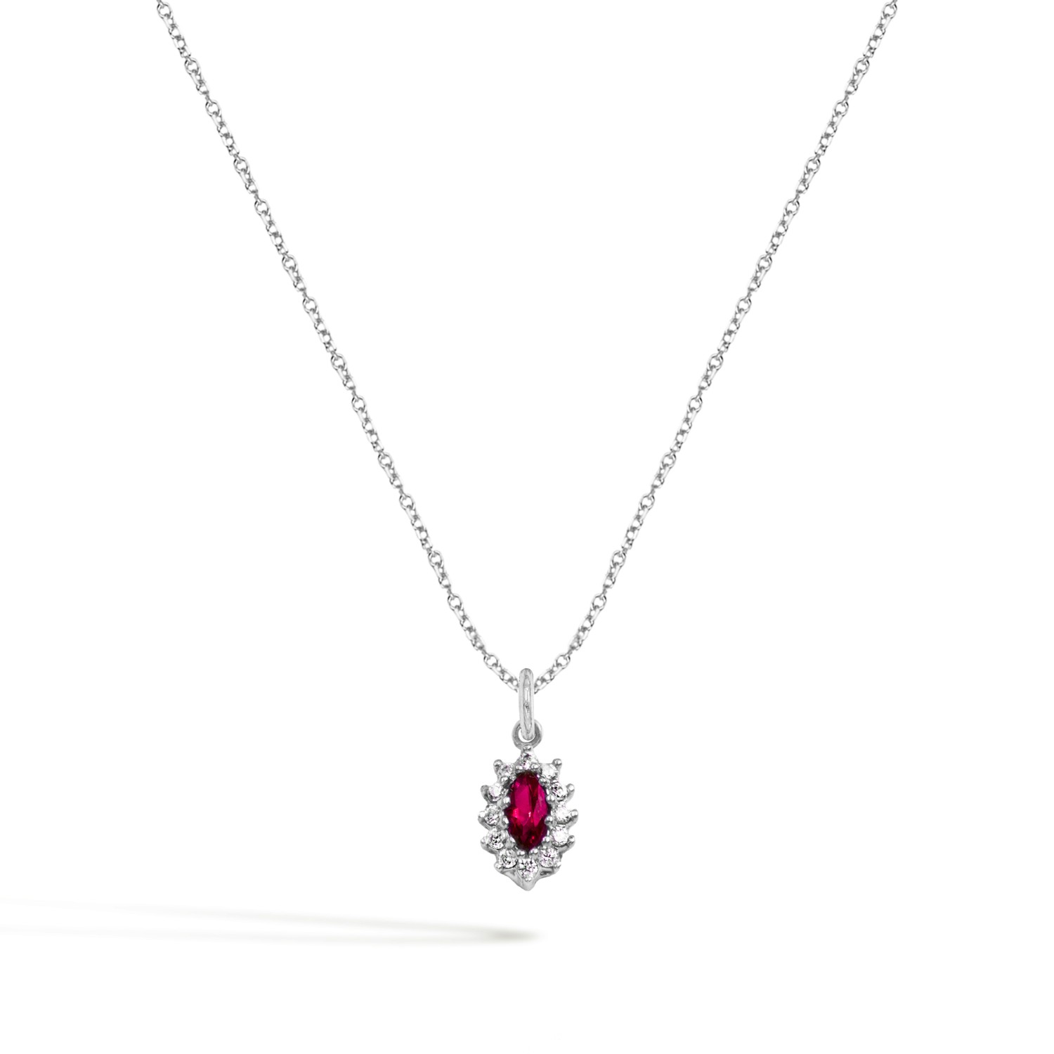 Collana GEMME in Oro 9 Kt e Zirconi  Ref. C0303B9 - FACCO