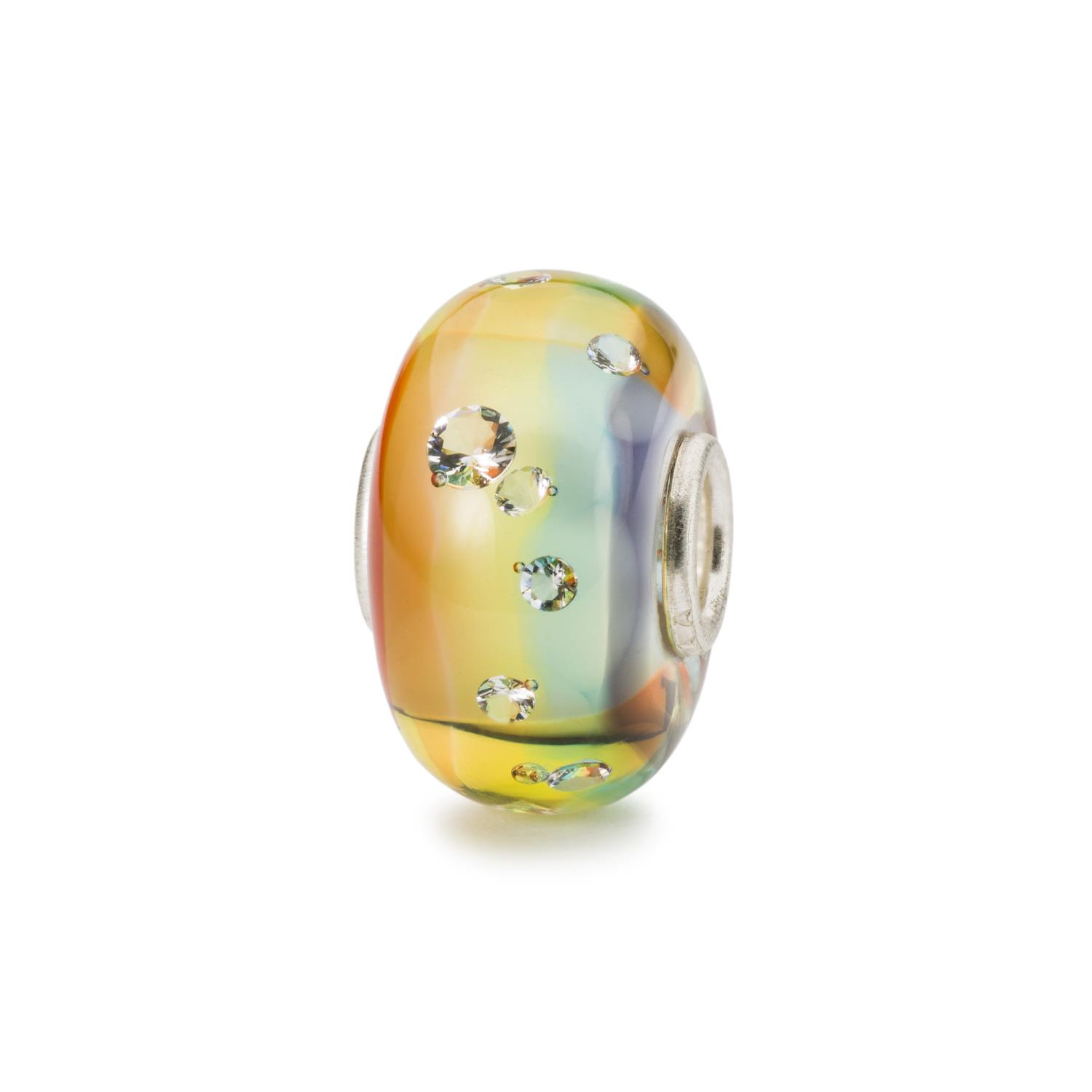 Trollbeads in Vetro - Diamante Arcobaleno Ref. TGLBE-00214 - TROLLBEADS