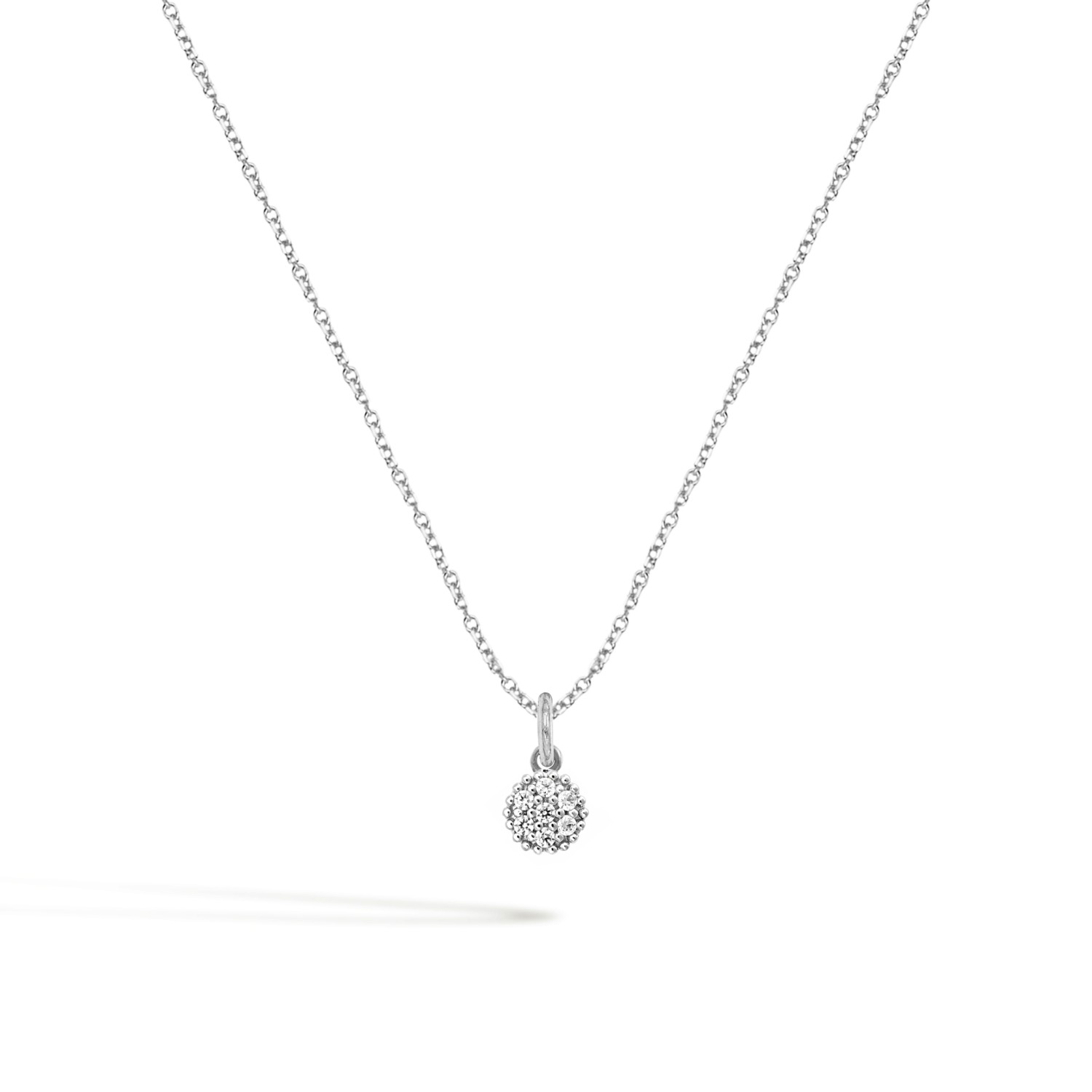 Collana Essenziale in Oro 9 Kt e Zirconi  Ref. C0153B9 - FACCO