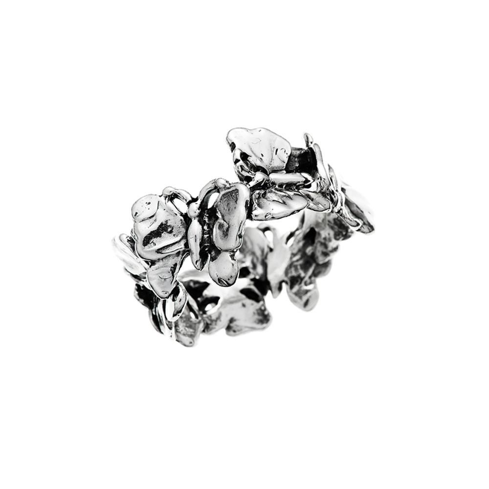 Giovanni Raspini - Anello Fascia Farfalle Mis. 12 Ref. 9799/12 - GIOVANNI RASPINI