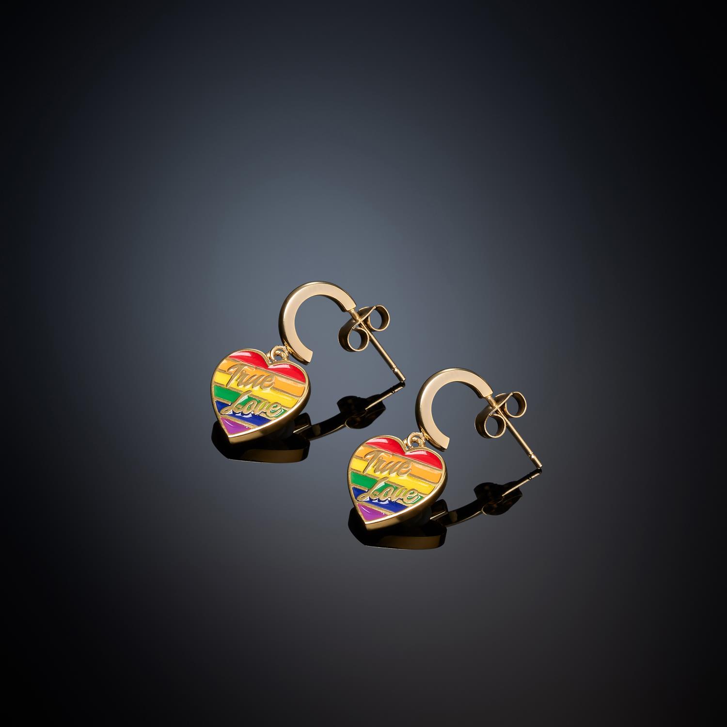 Chiara Ferragni Orecchini Cuore Rainbow True Love Ref. J19AVI10 - CHIARA FERRAGNI