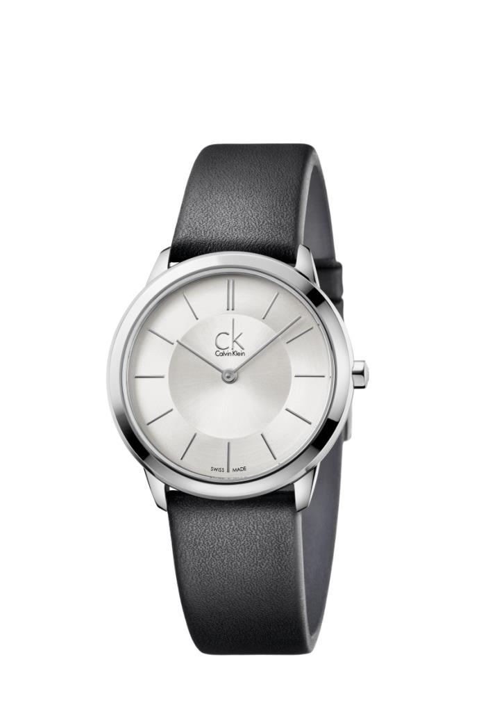 OROLOGIO CALVIN KLEIN -Calvin Klein Minimal Midsize - Cinturino in pelleRef. K3M221C6 - CALVIN KLEIN