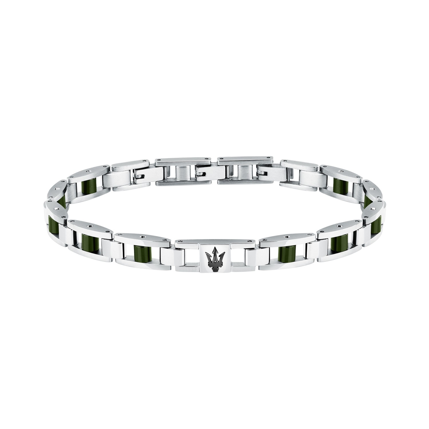 Bracciale da uomo Maserati Ceramic in Acciaio - JM225ATZ60 - MASERATI