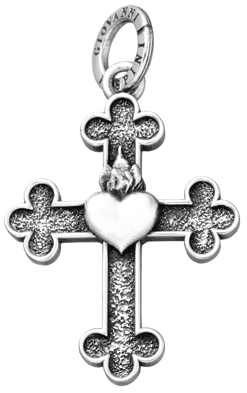 Giovanni Raspini - Charm Croce Cuore Grande Ref. 11296 - GIOVANNI RASPINI