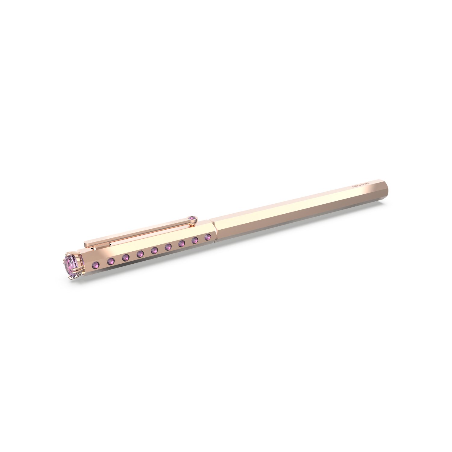 Swarovski - Penna a sfera, Classico, Rosa, Placcato color oro rosa Ref. 5631210 - SWAROVSKI