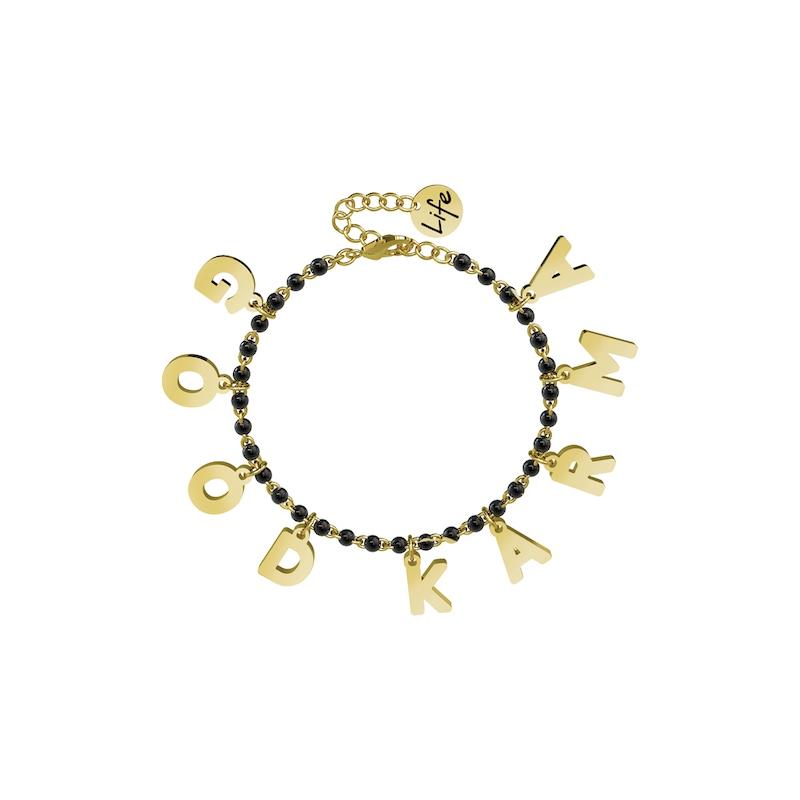 Gioielli Kidult - Bracciale in acciaio 316L e Pvd Gold Ref. 731588 - KIDULT