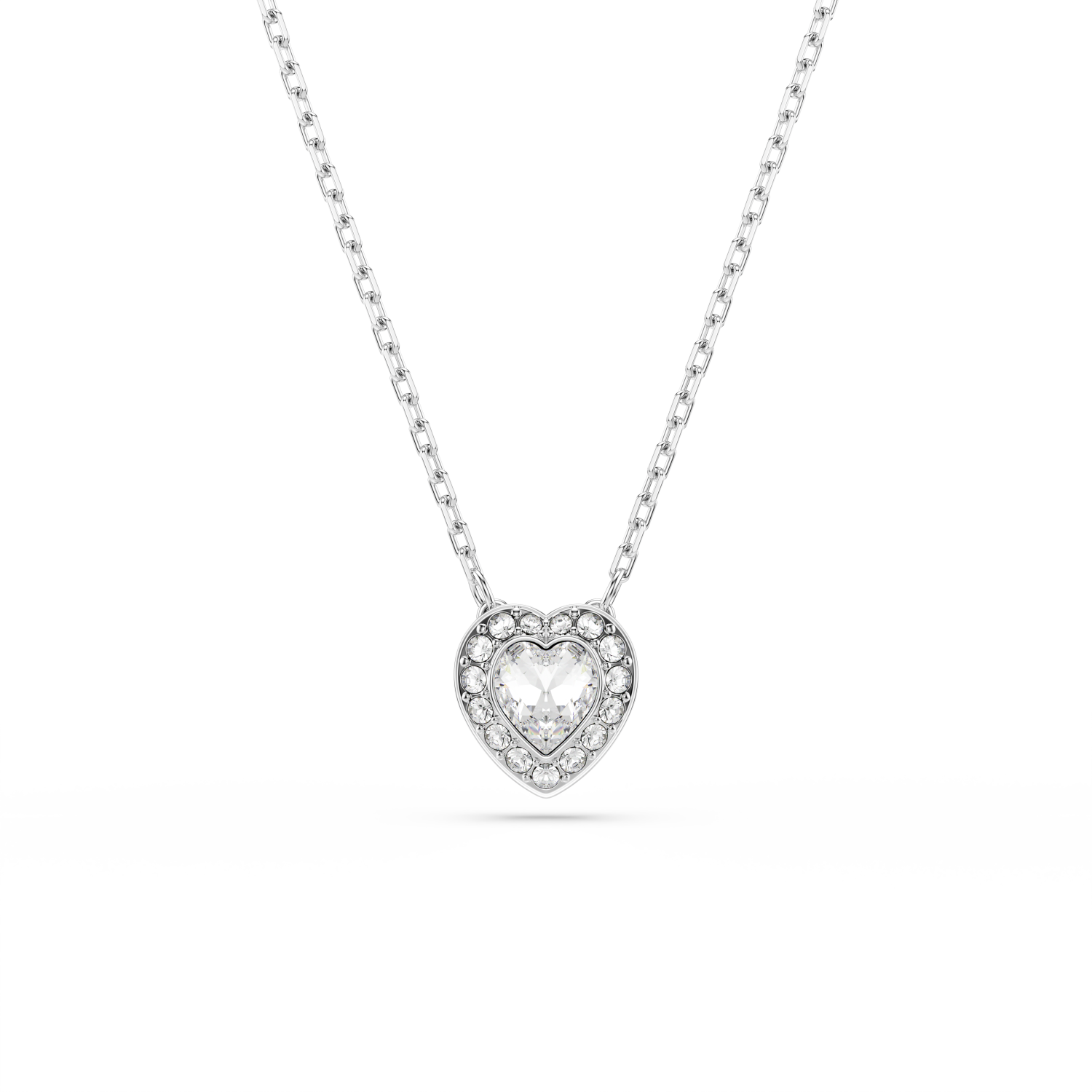Swarovski - Pendente Ariana Grande x Swarovski, Taglio misto, Cuore, Bianco, Placcato rodio Ref. 5720852 - SWAROVSKI