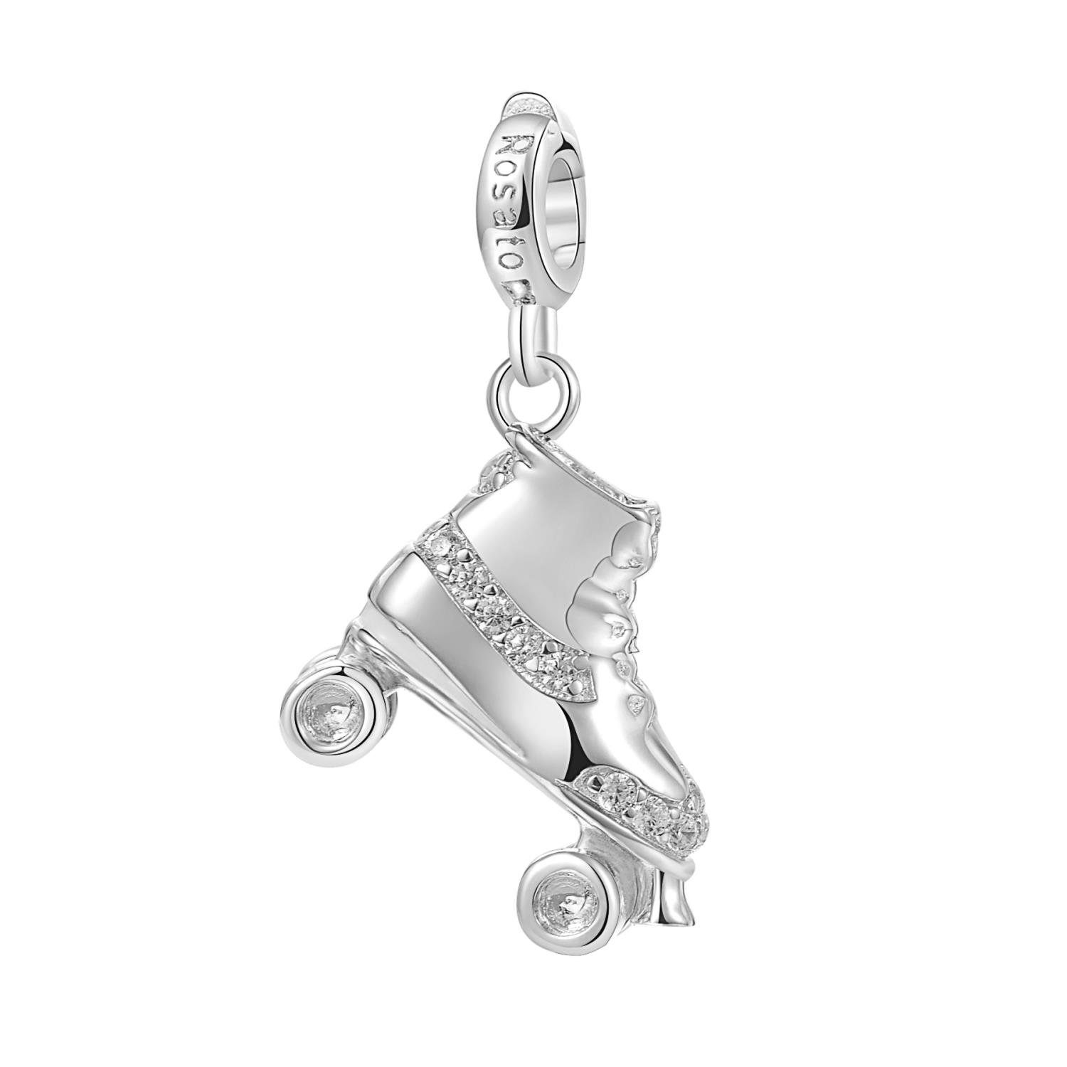 Rosato - Charm STORIE argento 925/1000 pattino rodio Ref. RZ025R - ROSATO