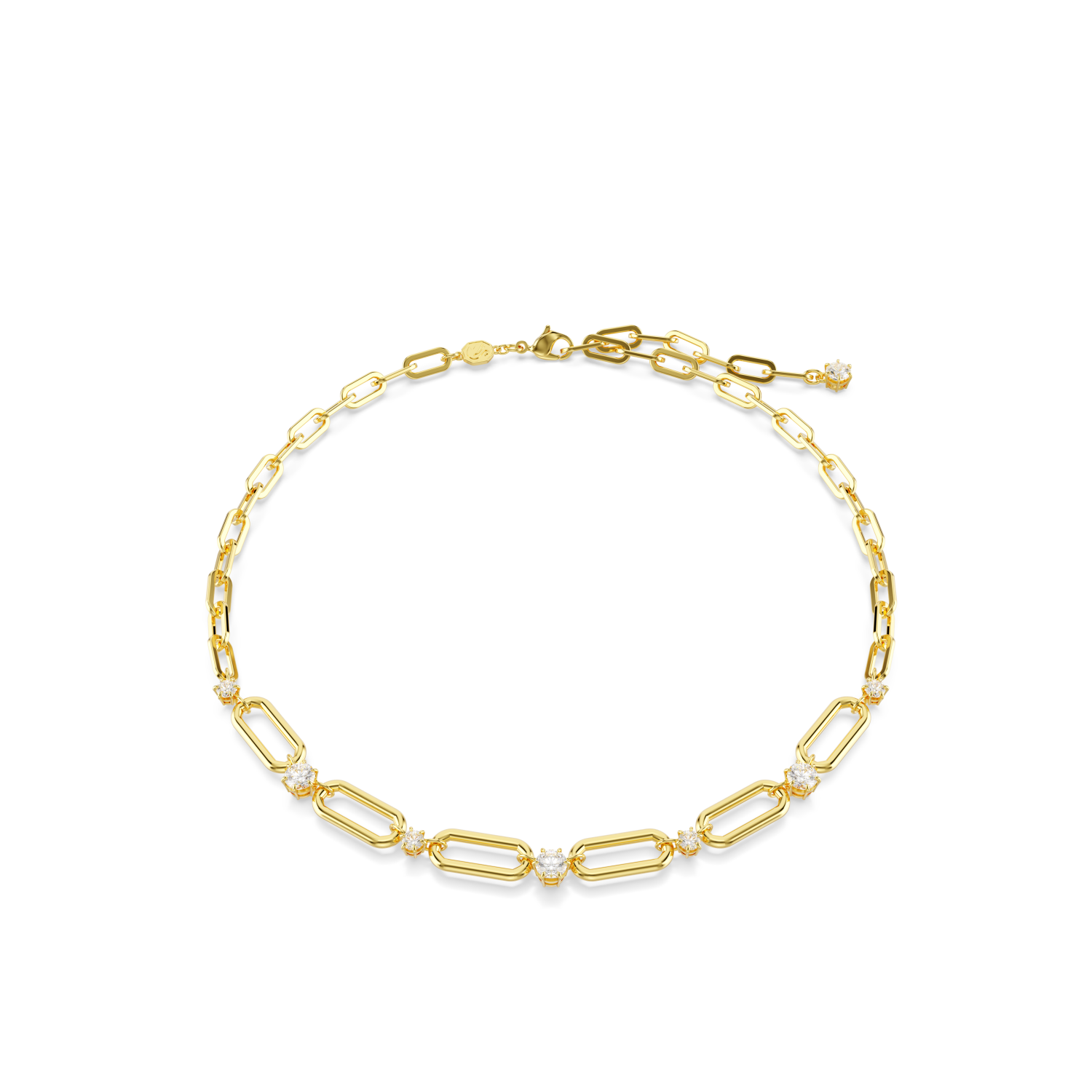 Swarovski - Collana Constella, Bianca, Placcato color oro Ref. 5683354 - SWAROVSKI