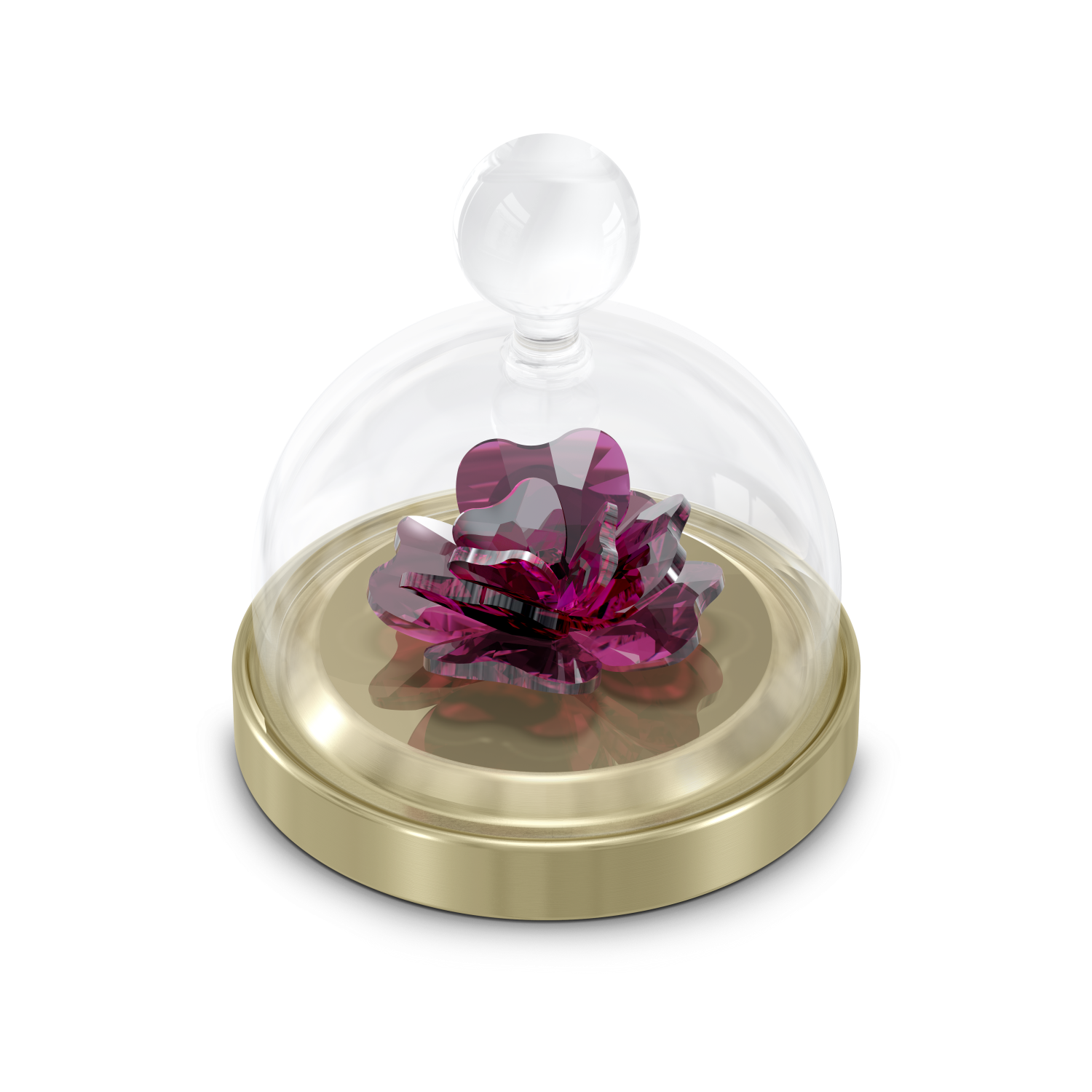 Swarovski - Garden Tales Campana di Vetro Rosa, Piccola Ref. 5619223 - SWAROVSKI