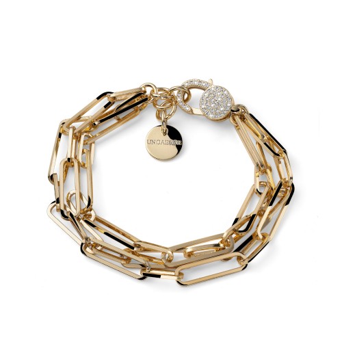 UNOAERRE - Bracciale chiusura con zirconi in Bronzo Ref. 2726 - UNOAERRE