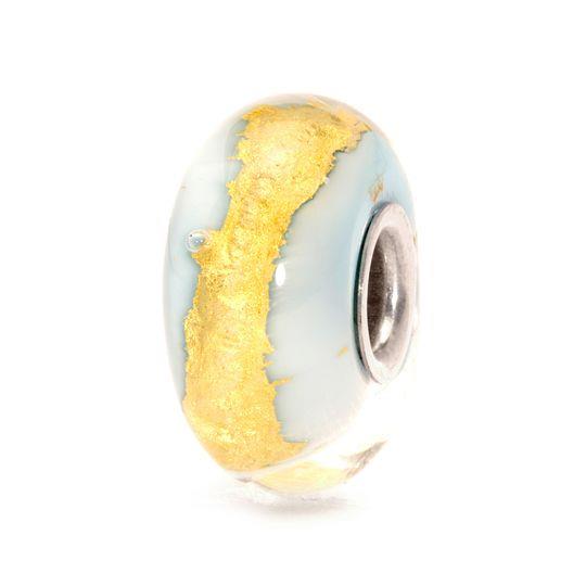 Trollbeads Bead in Vetro - Oro Celeste Ref. TGLBE-20052 - TROLLBEADS