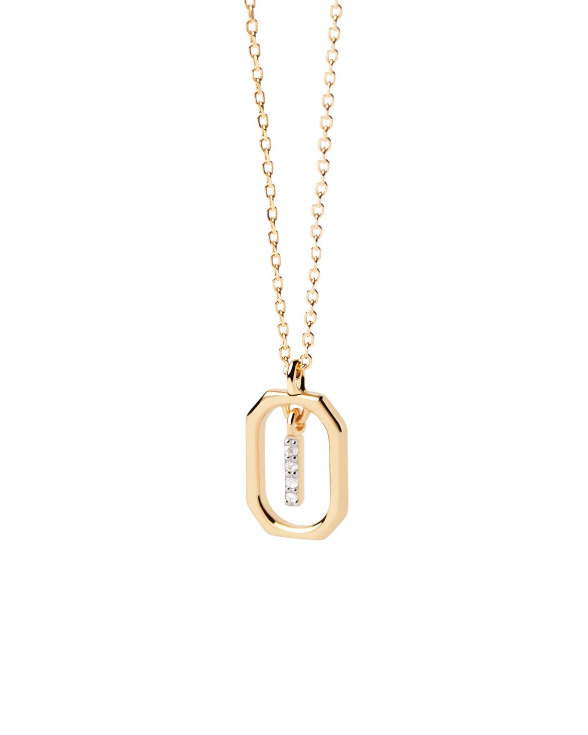 Collana PDPaola Mini Letter Gold I Ref. CO01-520-U - PDP