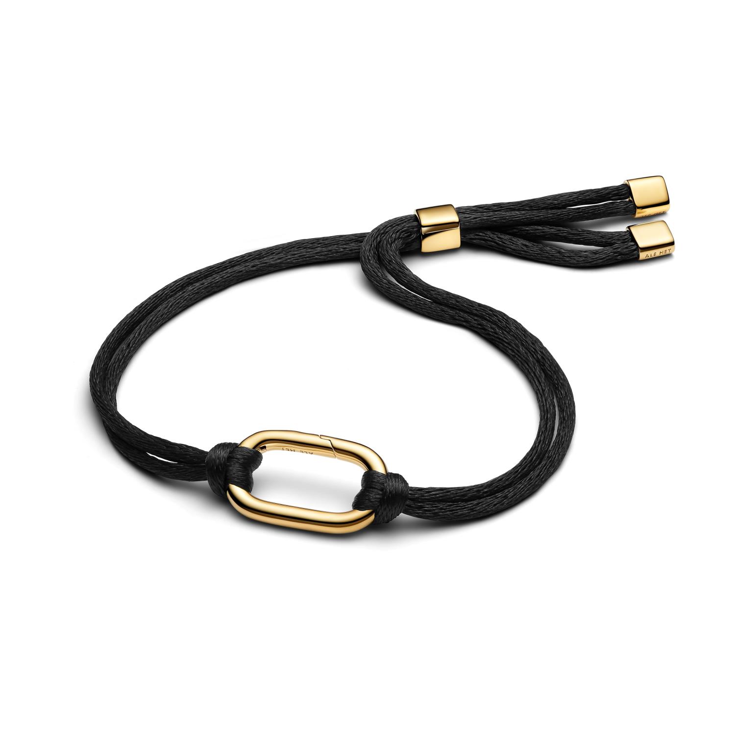 Pandora -  Bracciale Regolabile Cordino Nero con Link Apribile Pandora ME Ref. 564680C01-2 - PANDORA