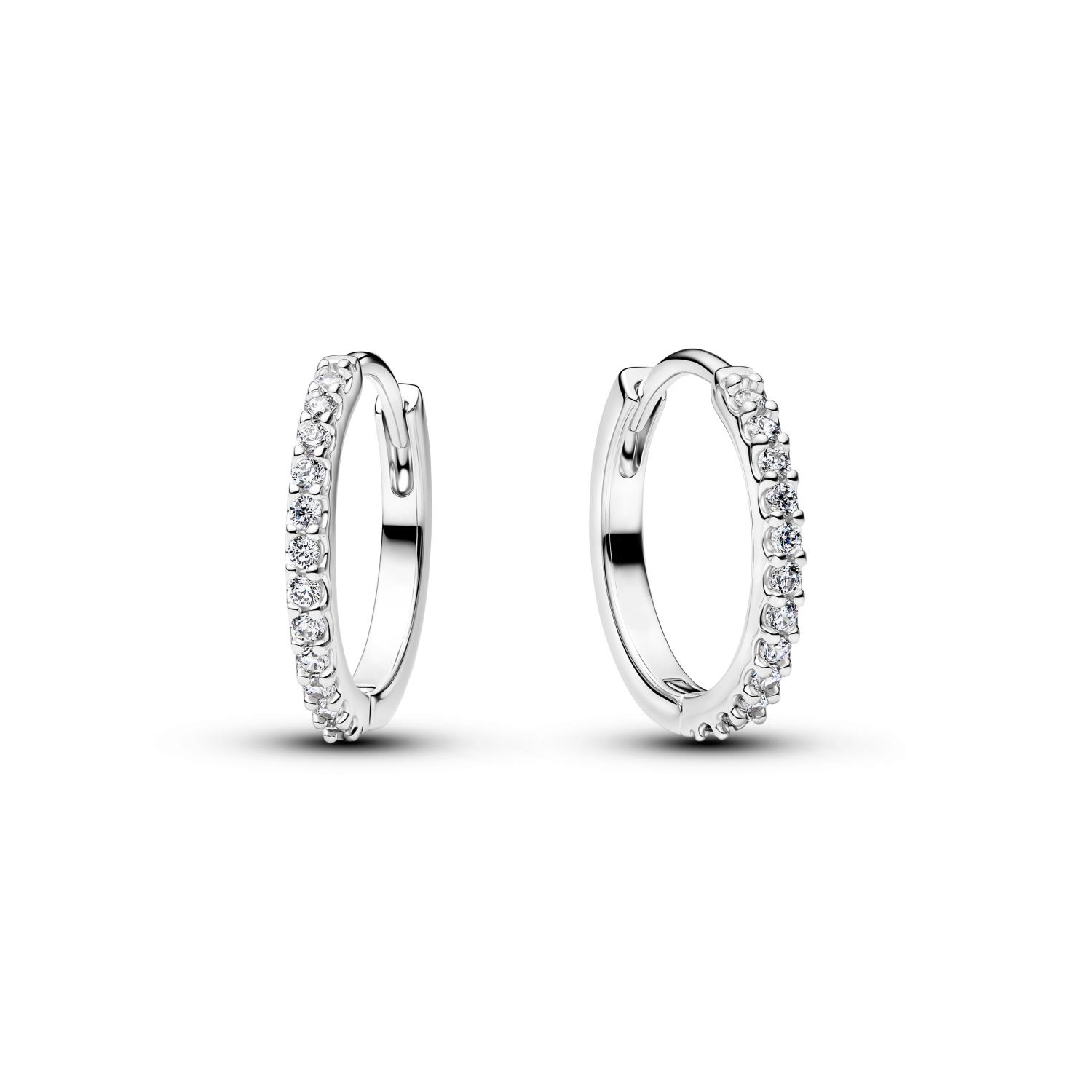 Pandora - Orecchini Cerchi Pav&egrave; Ref. 294649C01 - PANDORA