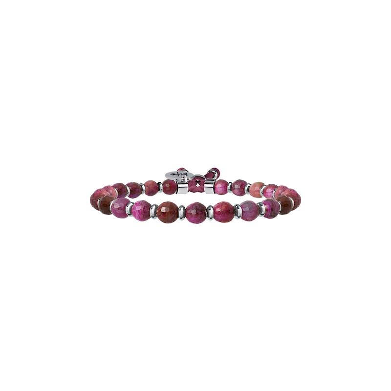 Gioielli Kidult - Bracciale agata e acciaio 316L Ref. 731414 - KIDULT