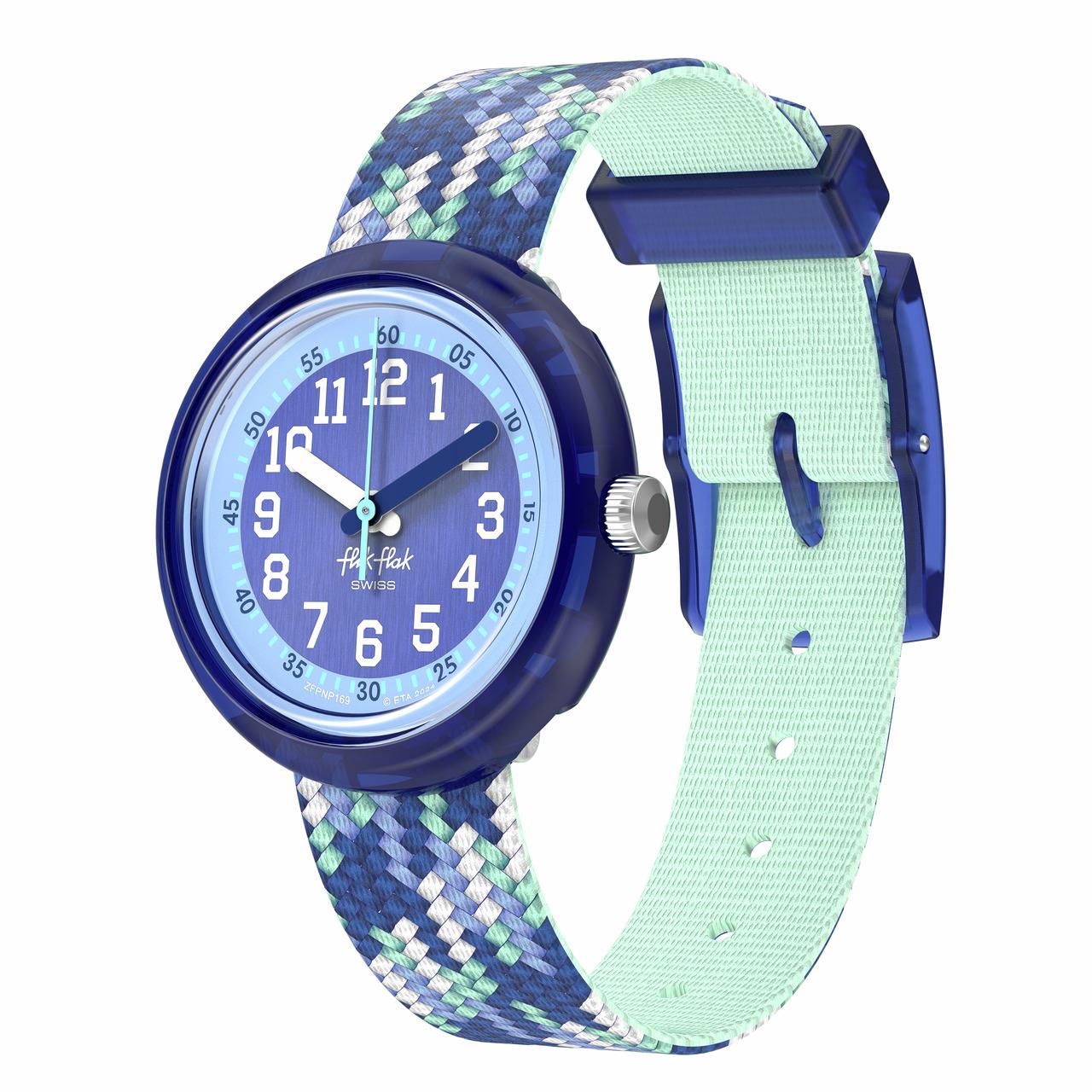 Orologio Flik Flak BRAID IN BLUE Ref. FPNP169 - FLIK FLAK