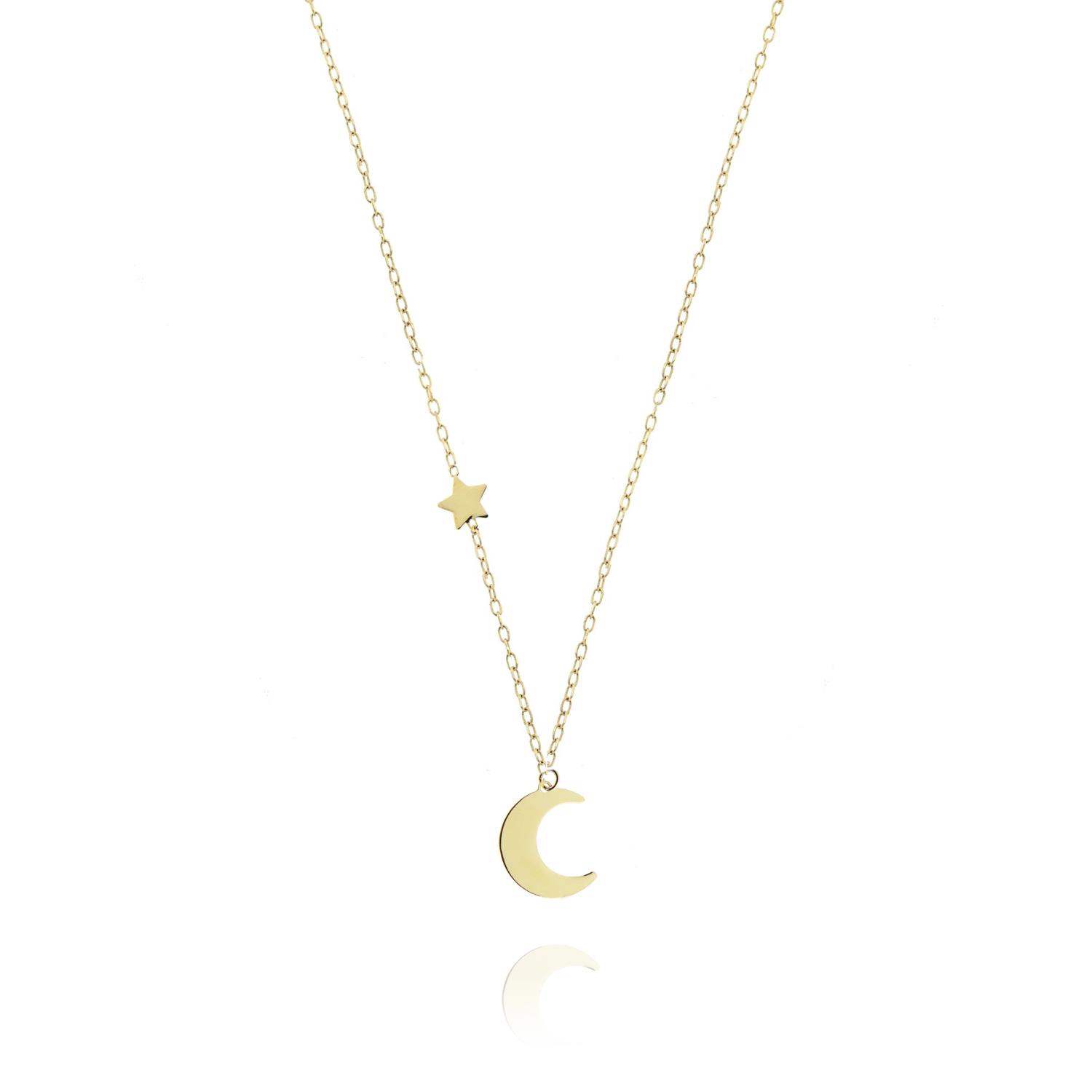 Collana in Oro Giallo Simbolo Luna Ref. 765069 - FACCO
