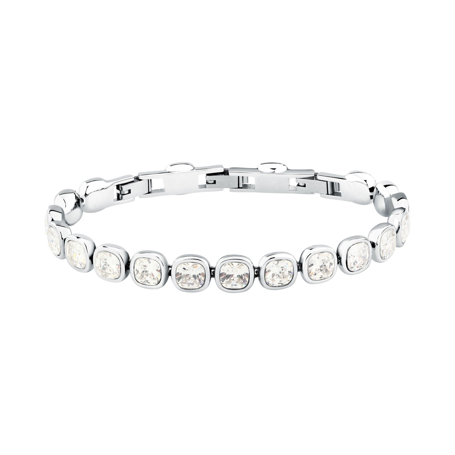 Bracciale Morellato Cristalli in acciaio, con zirconi e cristalli - SAZW02 - MORELLATO