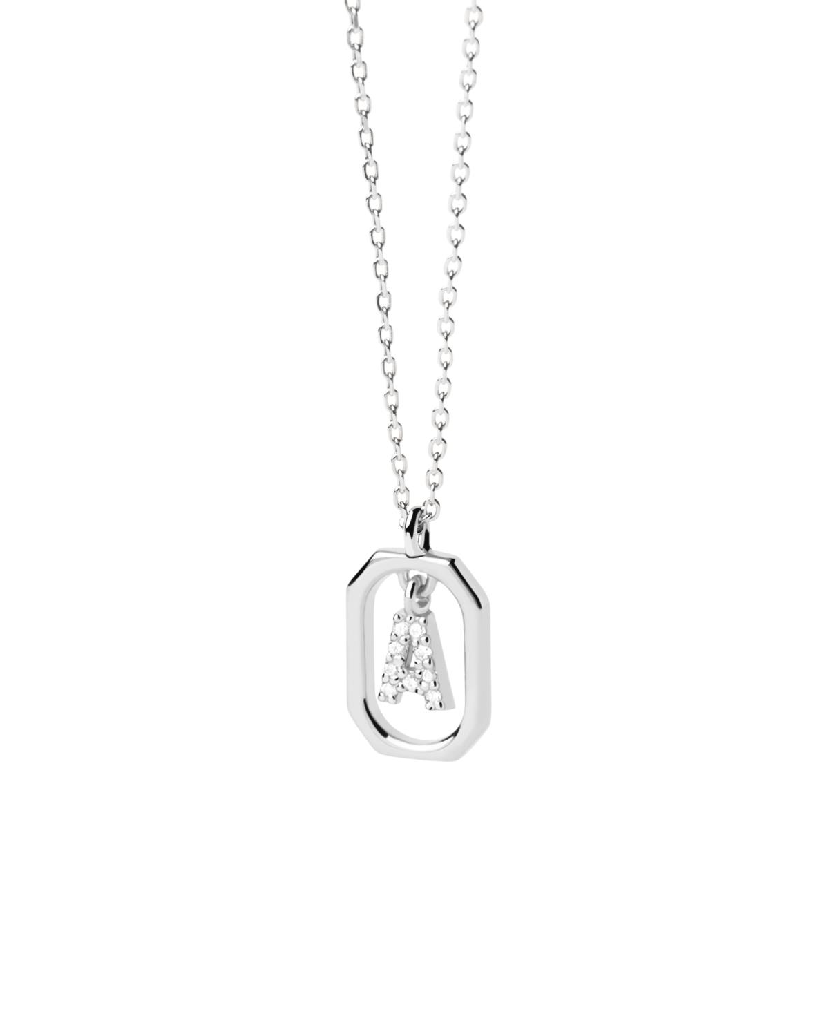 Collana PDPaola Mini Letter Silver A Ref. CO02-512-U - PDP