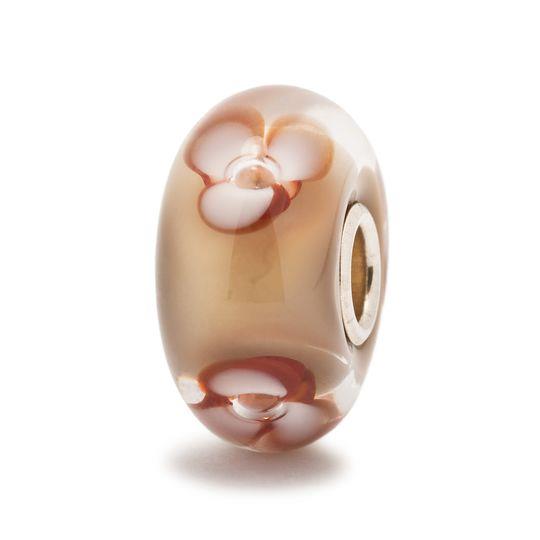 Trollbeads Ritirato - Original Trollbeads Fiori Cappuccino Ref. TGLBE-10120 - TROLLBEADS
