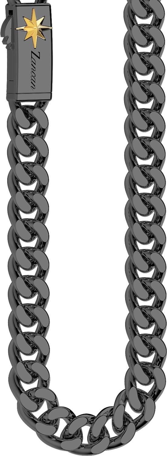 Collana Zancan da uomo in Argento Ref. EXC470-N - ZANCAN